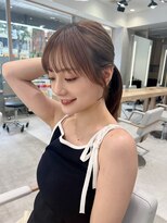 エジョン 三鷹店(Aejon) レイヤーカット/韓国レイヤー/ブラウンカラー/ヘーゼルブラウン