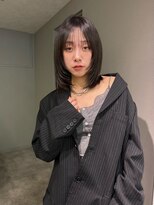 ハニー 町田(HONEY)&nbsp;鎖骨レイヤー/ミディアムレイヤー/黒髪/シースルーバング2