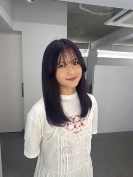 イロウ 山口どうもん店(IROW) ダブルカラー/ミディアムレイヤー/グレージュ/ブリーチなし