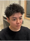 【朝のセットを簡単に】メンズショート