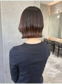 ボブ 切りっぱなしボブ くびれボブ