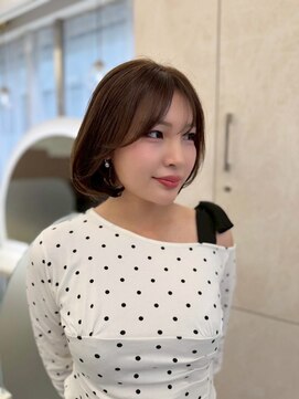 ネモネ バイ ミリー 梅田茶屋町(nemone by milly) オトナ可愛い王道の韓国ボブ♪【梅田】