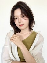 ビーチ(BEACH)&nbsp;◎ミディアムレイヤーカット似合わせカットモテ髪小顔韓国ヘア