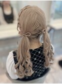 髪リボンツインテール☆