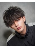 men'shair/波巻きツイストスパイラル/ニュアンスパーマ