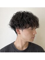 アンリエラ(Unliera)&nbsp;メンズゆるめツイスパ×刈り上げマッシュ