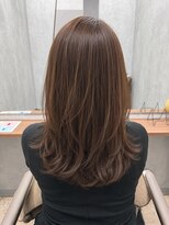 ネウィ 宮崎店(newi)&nbsp;透け感アッシュブラウン☆動きが出るレイヤーカット×ロング