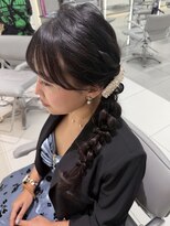 アールプラスヘアサロン(ar+ hair salon)&nbsp;【新宿駅/新宿三丁目/ヘアセット/編みおろし/お呼ばれヘア】