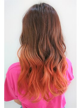 ラチャウ(La.Ciau) オレンジピンクカラーグラデーション☆彡