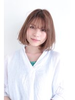 ミルコ 東川口店(milco)&nbsp;ひし形シルエットがきれい！ワンカールボブ。