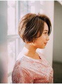 大人可愛いショートボブ【成瀬、長津田】