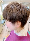 ニュアンスパーマ×ベリーショート