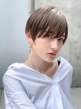 オースティン 門前仲町(AUSTIN) 大人かわいい前髪セシルカットココアブラウンフリンジウェーブ