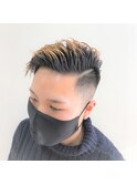 ソフトツイスト＋毛先ブリーチカラー