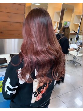 ブレス 小阪店(brace) 過去ブリーチ1回ピンクバイオレット☆