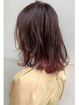 バローチェ(Barouche)&nbsp;【Barouche/中島綾子】　インナーカラー　ミディアム　堀江