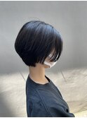 #ハンサムショート#ブルーブラック