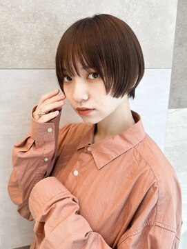 ハルキミナト ジャパン ヨコハマ(HARUKI MINATO japan YOKOHAMA) 【大人ショート】20代/30代/40代/50代/ミルクティーベージュ