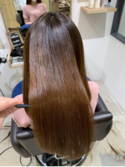 30代女性 『髪質改善酸性ストレート』　PRIMA新宿