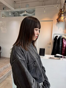 ロカ 表参道(loka) ワイドバング/レイヤーカット[表参道/ハイライト/ブリーチ]Mai