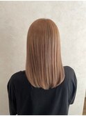 美髪ストレートダブルカラー!髪質改善ストレート