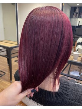 ノラ シンディ(NORA CYNDY) ワインレッドカラー