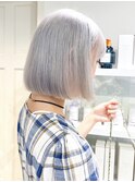 9117ニュアンスカラーシルバーアッシュハイトーンカラー韓国ヘア
