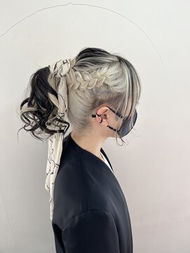 フラム(fulam) 編み込みポニーテール