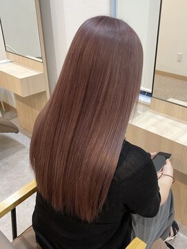 カラースタンド(COLOR STAND) ピンクベージュハイトーンカラーブリーチダブルカラー佐賀