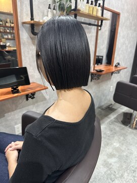 シールドヘアー 沖縄 新都心(C'LD Hair) ヘイリーボブ/タッセルボブ/韓国ボブ/切りっぱなしボブ/ボブ