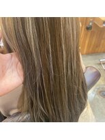 ビューティーマーケット アングゥ イオンモール名取(BEAUTY MARKET ungu)&nbsp;ハイライト+ミルクティーカラー