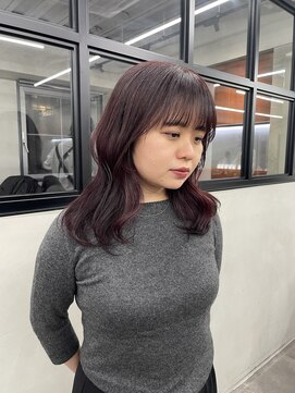 ニコ トウキョウ 渋谷(nico TOKYO) レッドカラー/レイヤーカット/ケアブリーチ/透明感カラー