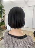 首がキレイに見えるボブ