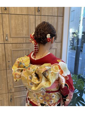 ヘアーアンドメイク エクリ 不動前店(Hair&Make equri) 【目黒不動前美容室】成人式ヘアセット成人式着付け
