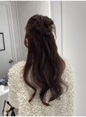 カチモリヘア/ハーフアップ/ヘアアレンジ