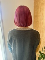 リノア 鵠沼海岸(LINOA)&nbsp;デザインカラー/レイヤーカット/ウェットヘア/オリーブベージュ