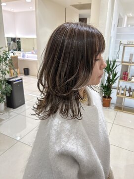 マージュ ギンザ(marju GINZA) ミディアムベージュハイライト/白髪ぼかしも可能