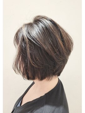 松本平太郎美容室 国立店 グラデーションボブ×イノアカラー×ハイライト