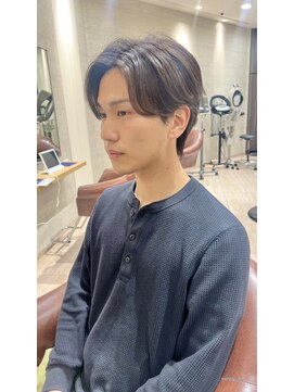 エアー 久留米(AIR) 刈り上げなしセンターパート