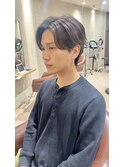 刈り上げなしセンターパート