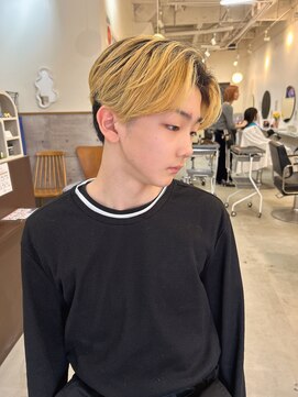 ラック 津田沼(LUCK) ホワイトブロンドダブルカラーインナーカラーケアブリーチ