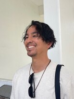 シュシュ 宜野湾店(chou chou)&nbsp;ブルーブラック/スペインカール/スパイキーショート/宜野湾