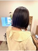オリーブベージュ外ハネBOB