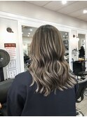 白髪ぼかしハイライト