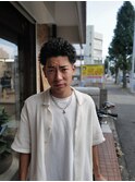 ツイストパーマショート