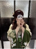 卒業式ヘア/くるみちゃんヘア/袴着付け