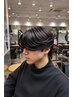 {曲がる縮毛矯正} カット＋メンズ縮毛矯正￥12000　☆3回目まで利用可☆