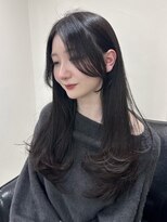 アンドカオマワリカットファム(Fann.)&nbsp;レイヤーカット ワンカール 顔まわり 韓国風 髪質改善 艶髪