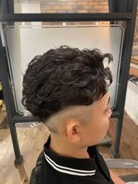 ビューティースペース ジャム フォーメン(BEAUTY SPACE JAM for men)&nbsp;ナチュラルパーマショートスタイル