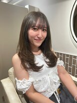 レーン(lane)&nbsp;ワンカールレイヤー×くすみベージュ